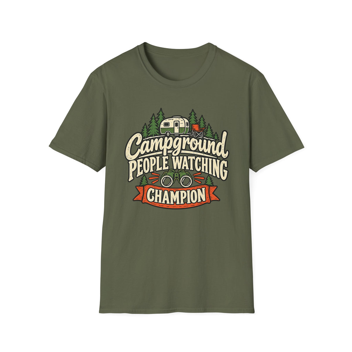 Campground People Watching Champion T-Shirt