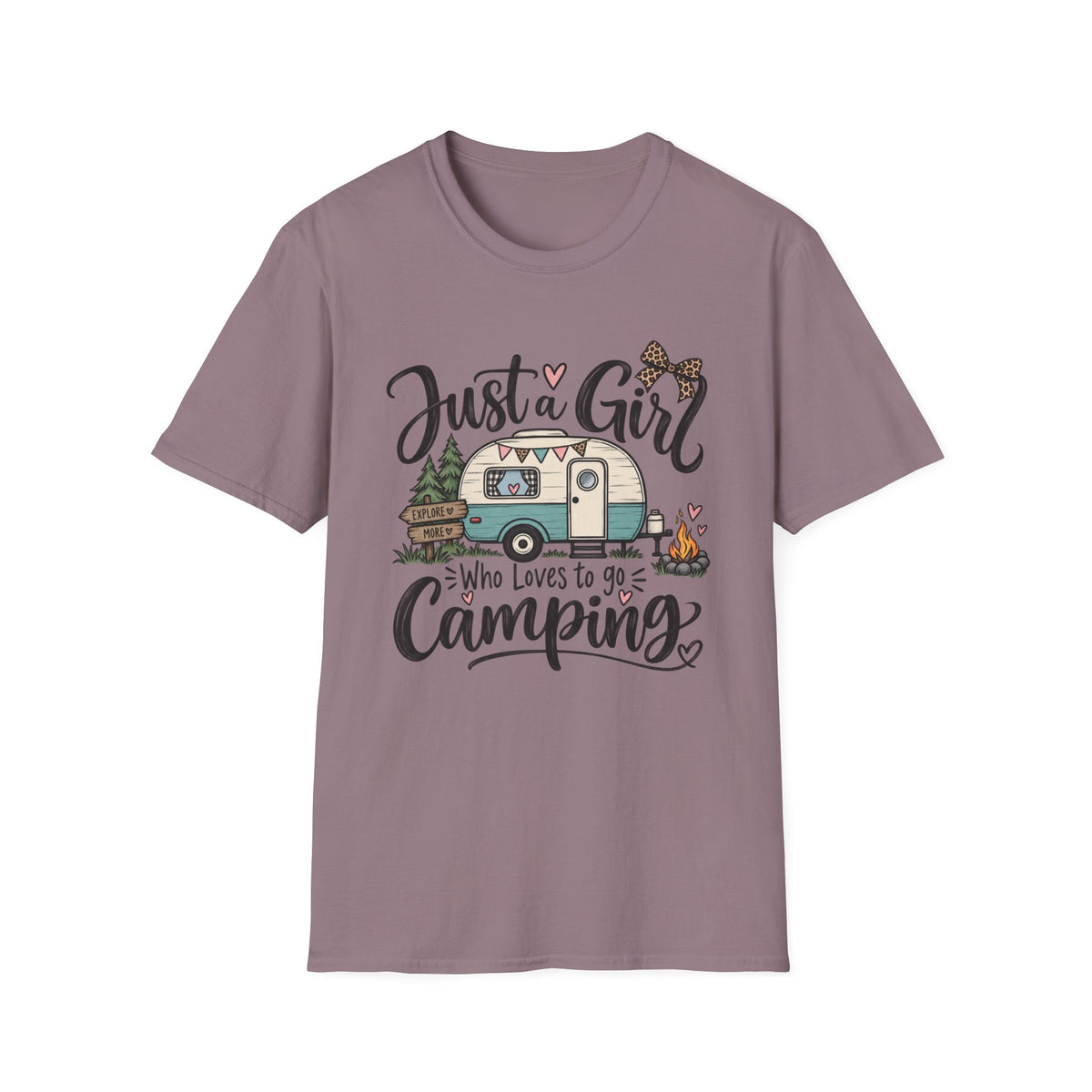 Just a Girl Who Loves to Go Camping T-Shirt