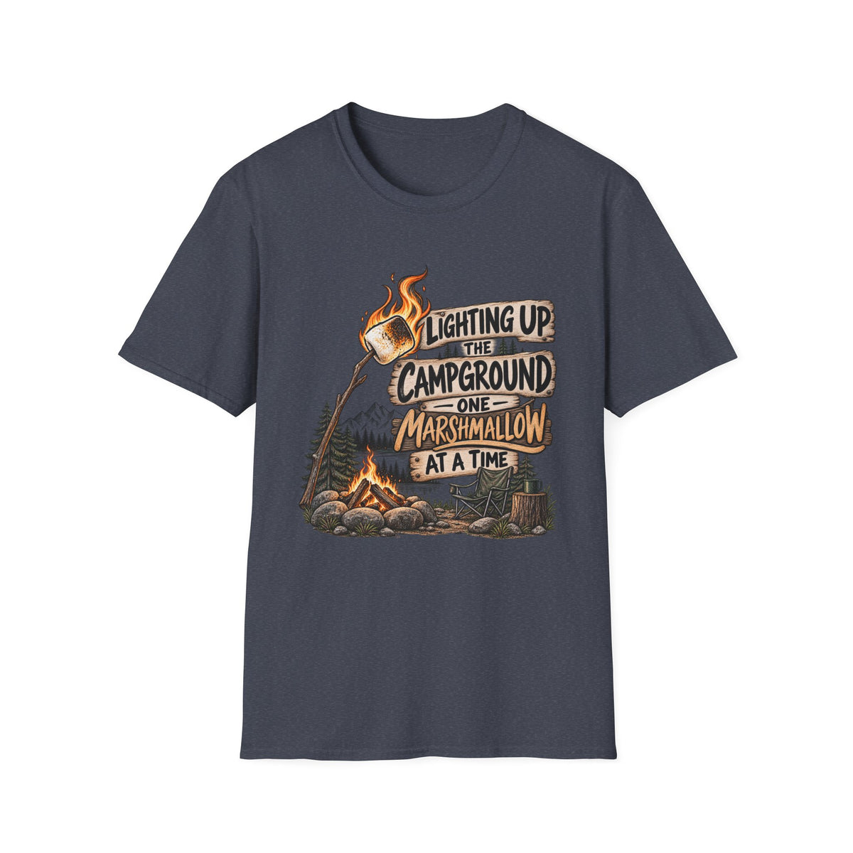 Marshmallow Camping T-Shirt