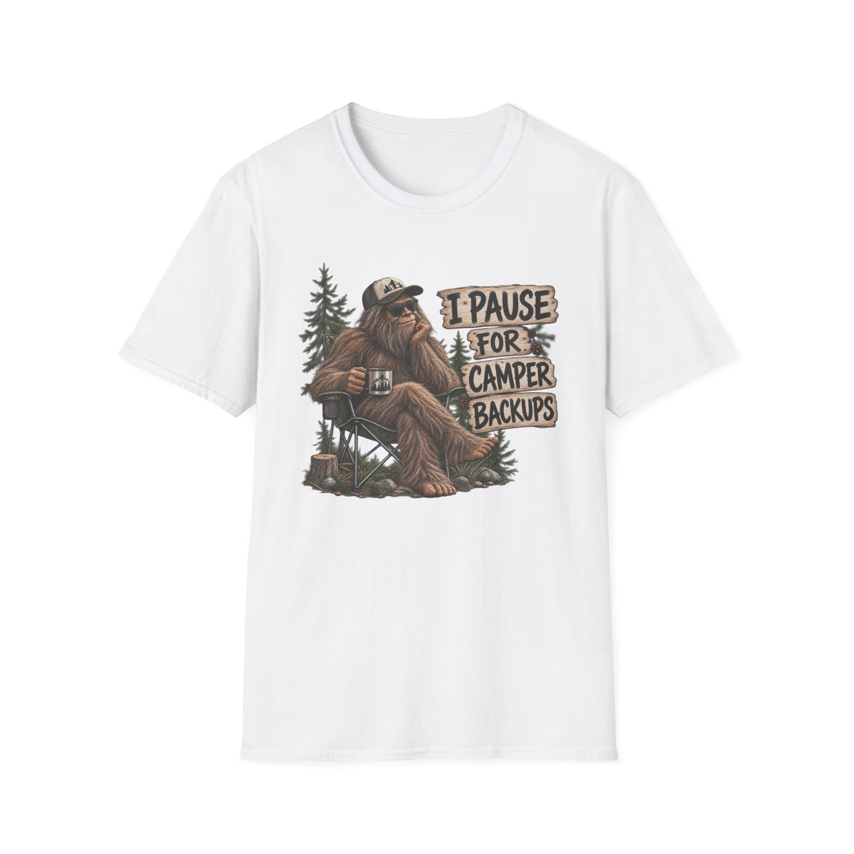 Camping Sasquatch T-Shirt