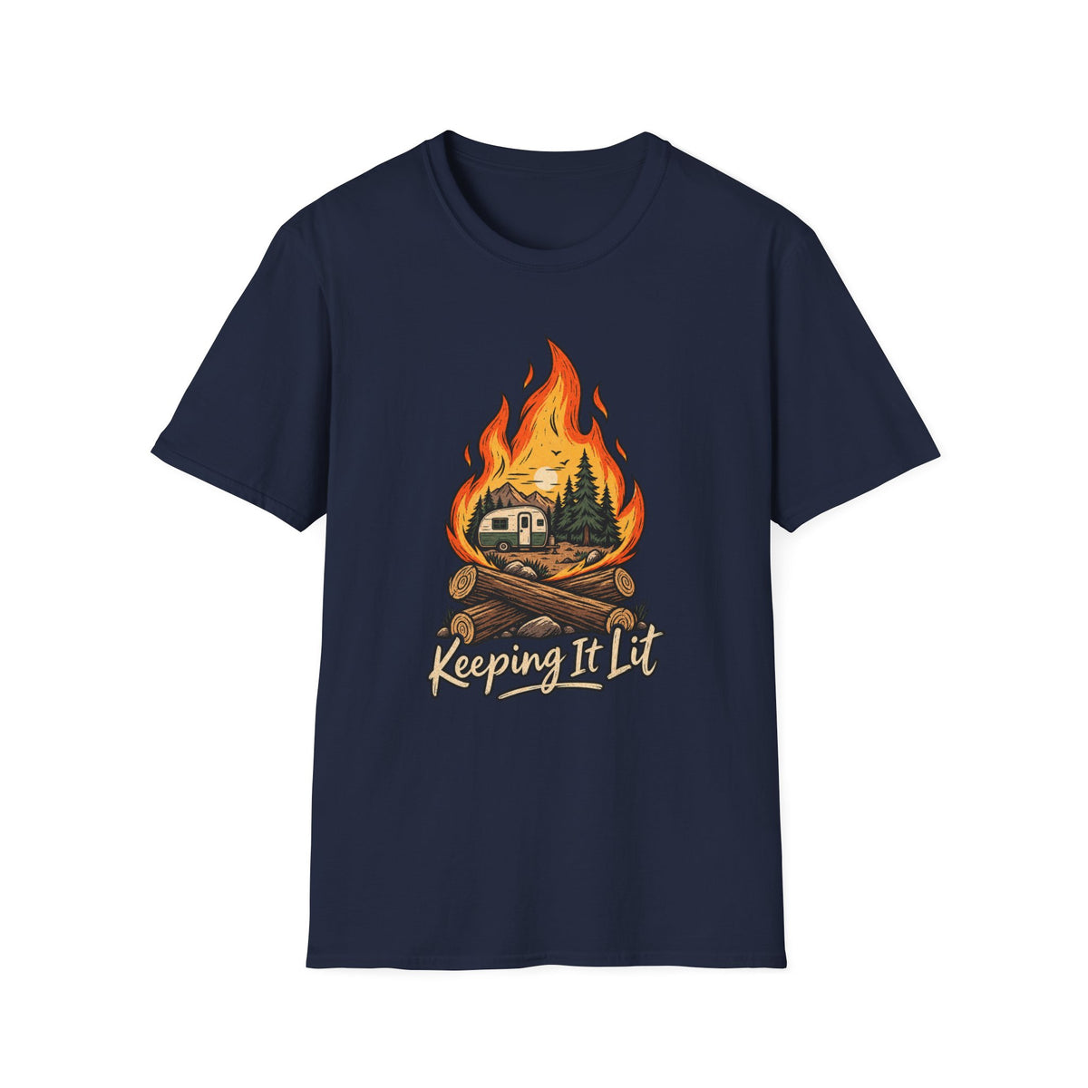 Camping Campfire T‑Shirt