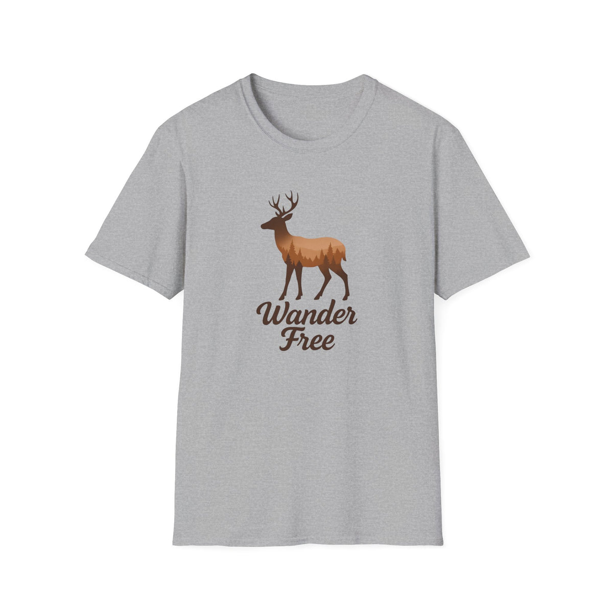 Moose Forest Silhouette T-Shirt