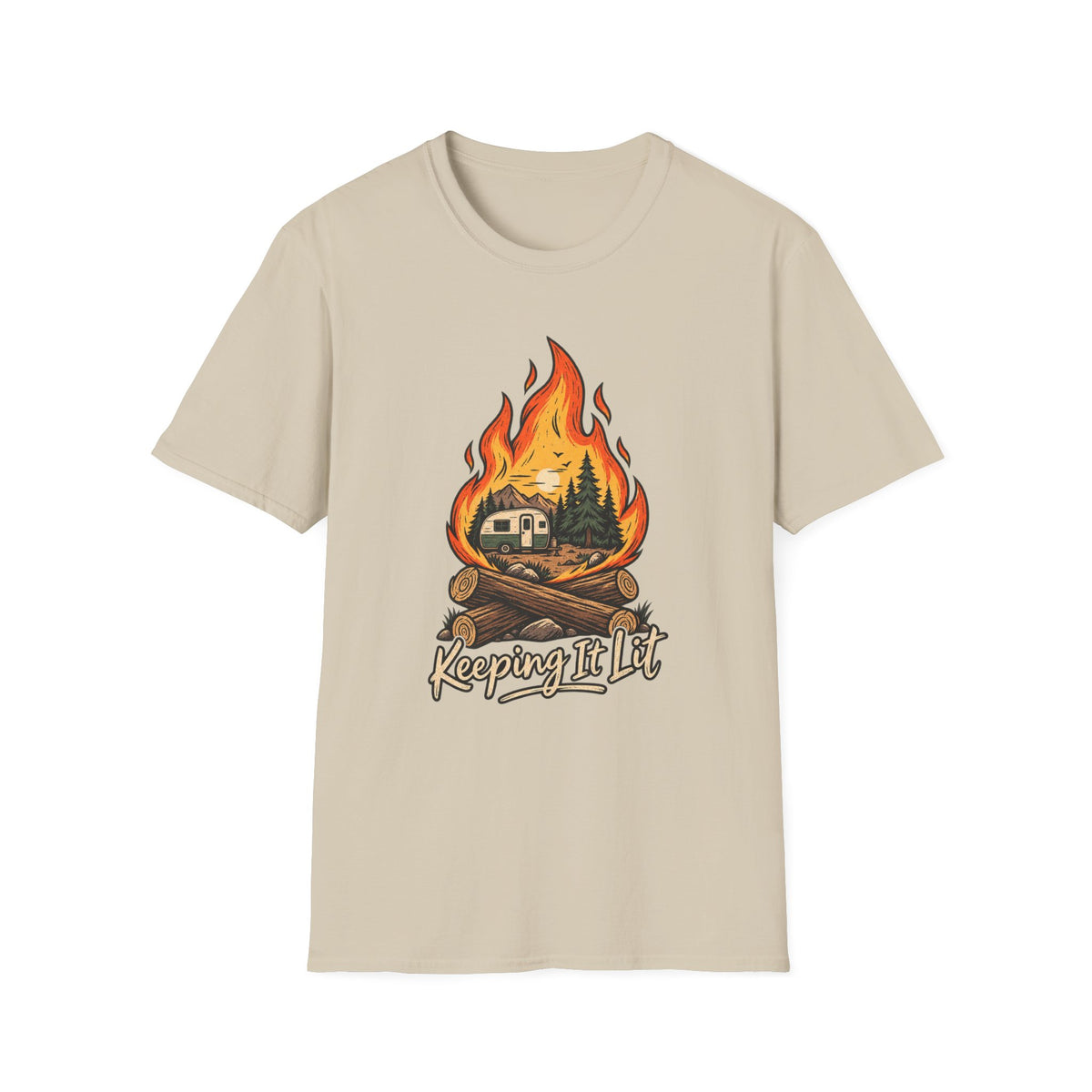 Camping Campfire T‑Shirt