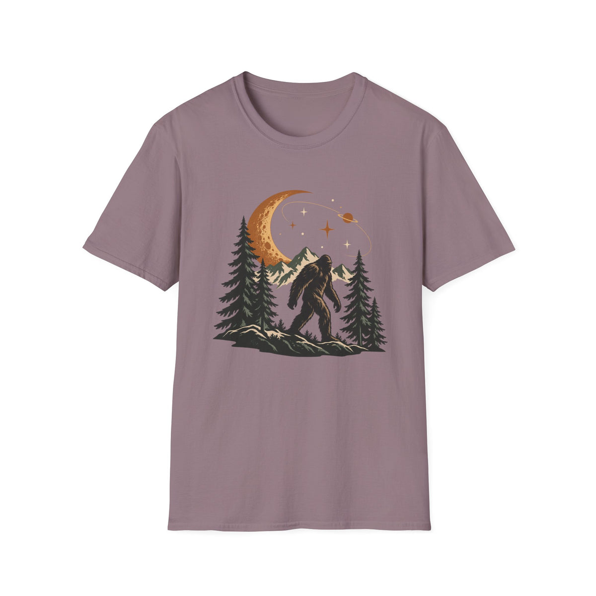 Bigfoot Moonlit Forest T-Shirt