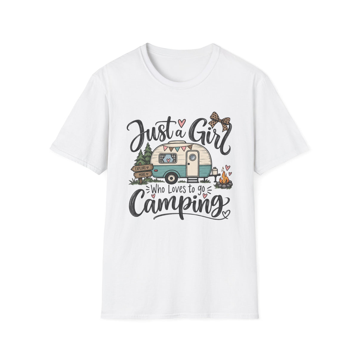 Just a Girl Who Loves to Go Camping T-Shirt