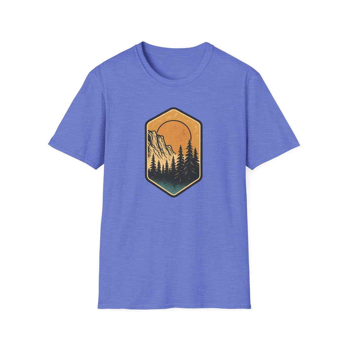 Sunset Mountain Forest T-Shirt