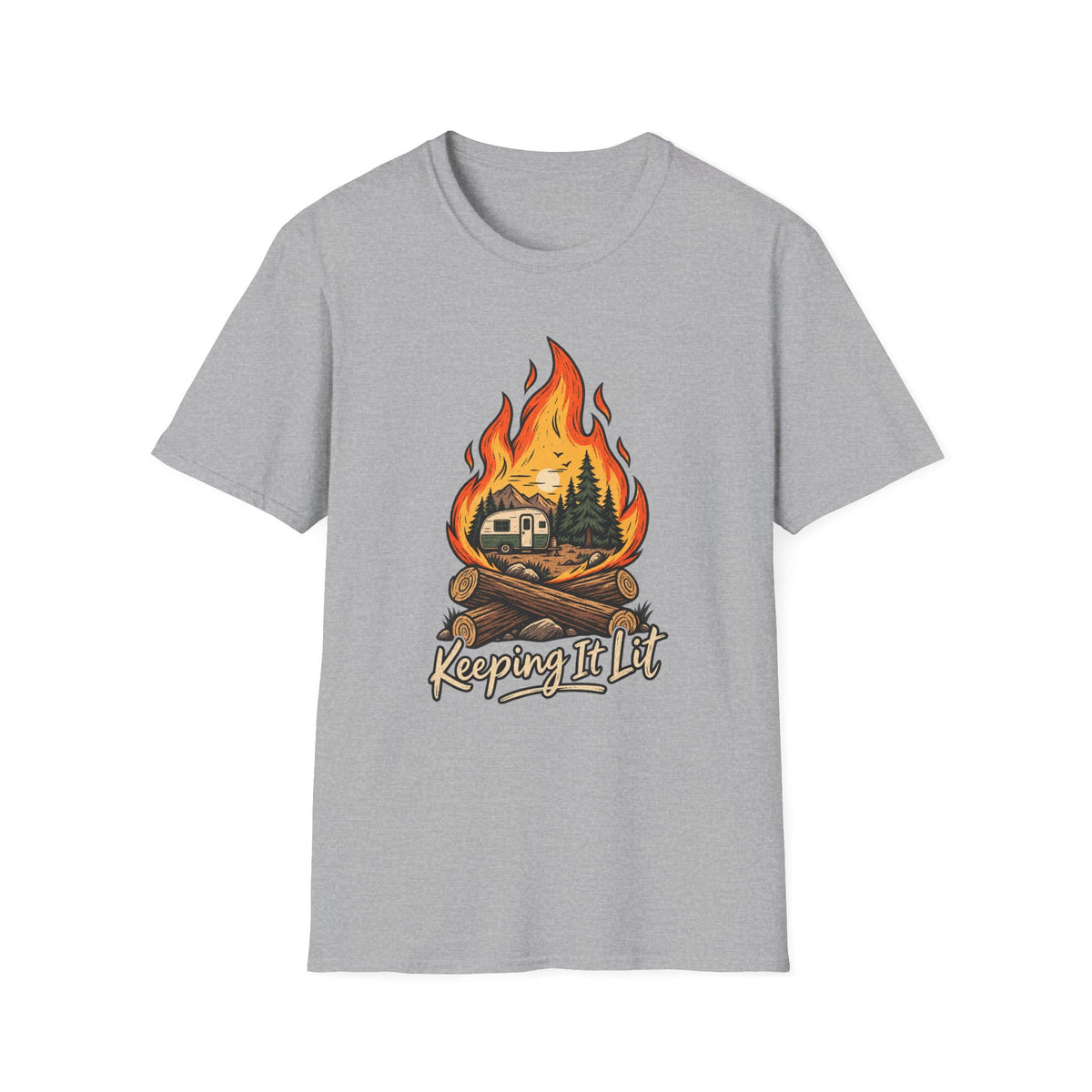 Camping Campfire T‑Shirt