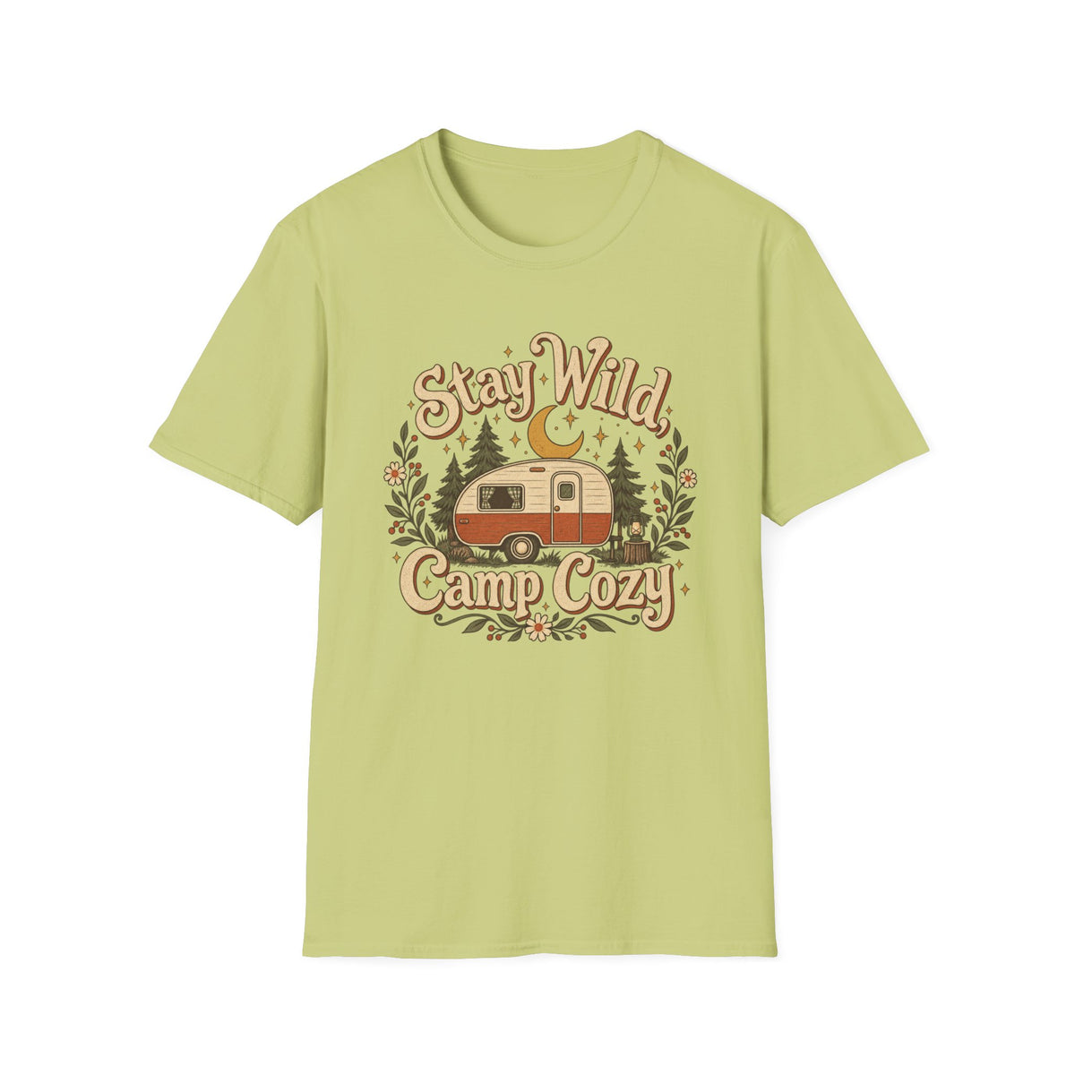 Stay Wild Camp Cozy Camper T-Shirt