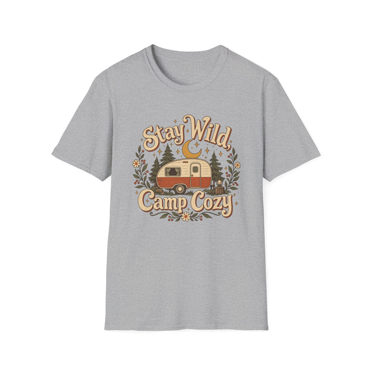 Stay Wild Camp Cozy Camper T-Shirt