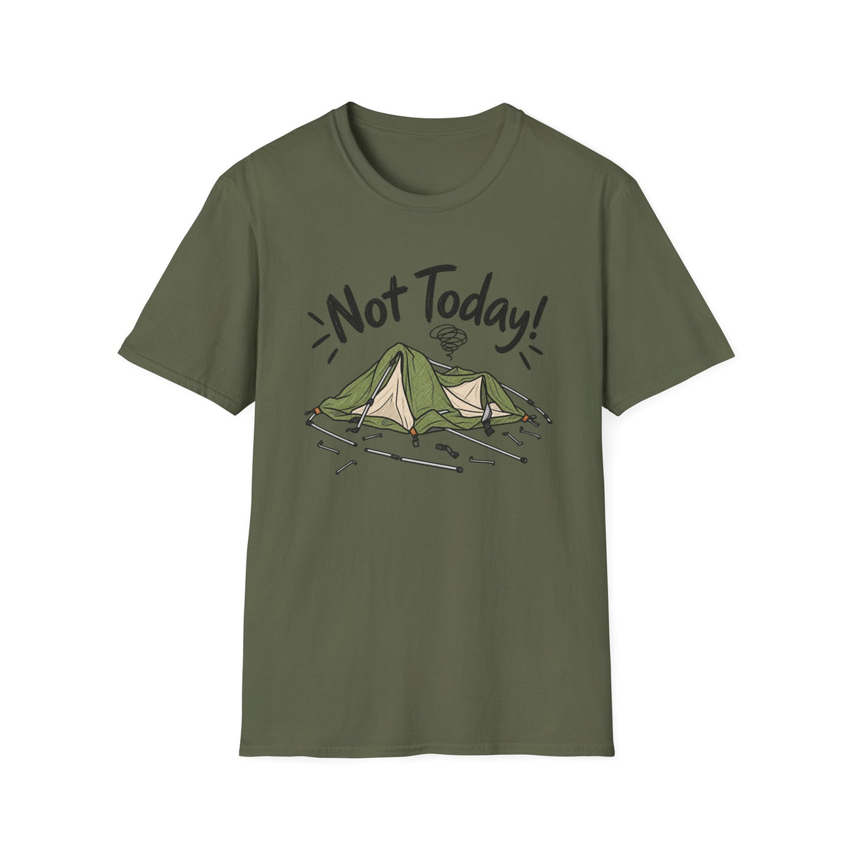 Not Today Camping T-Shirt