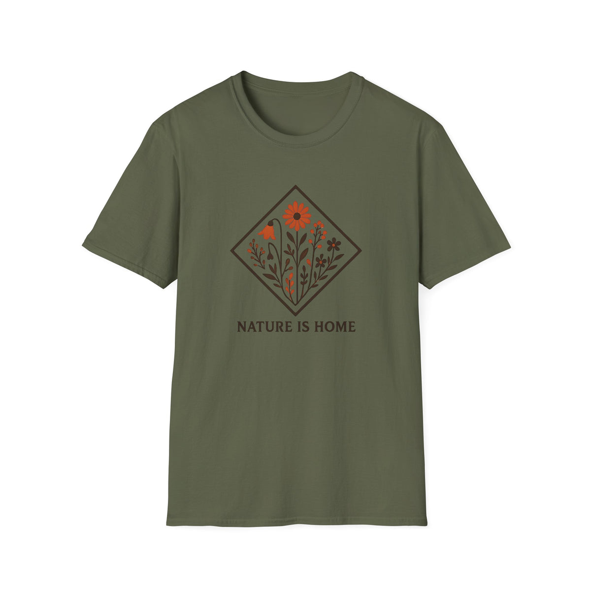 Floral Nature Artwork T-Shirt