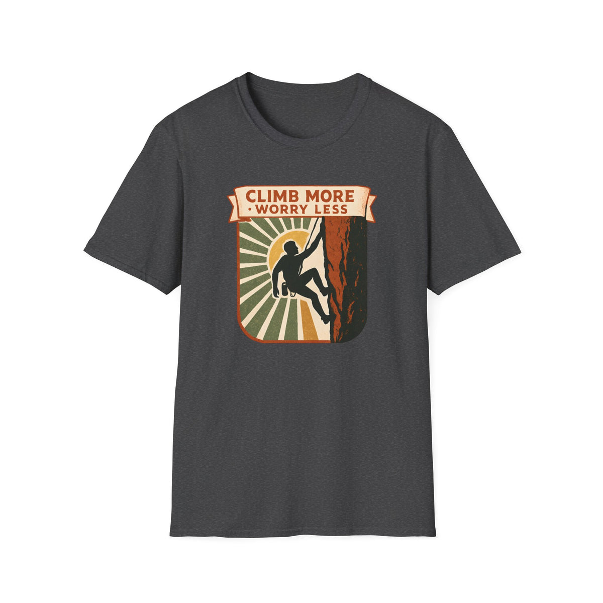 Climb More Worry Less T-Shirt