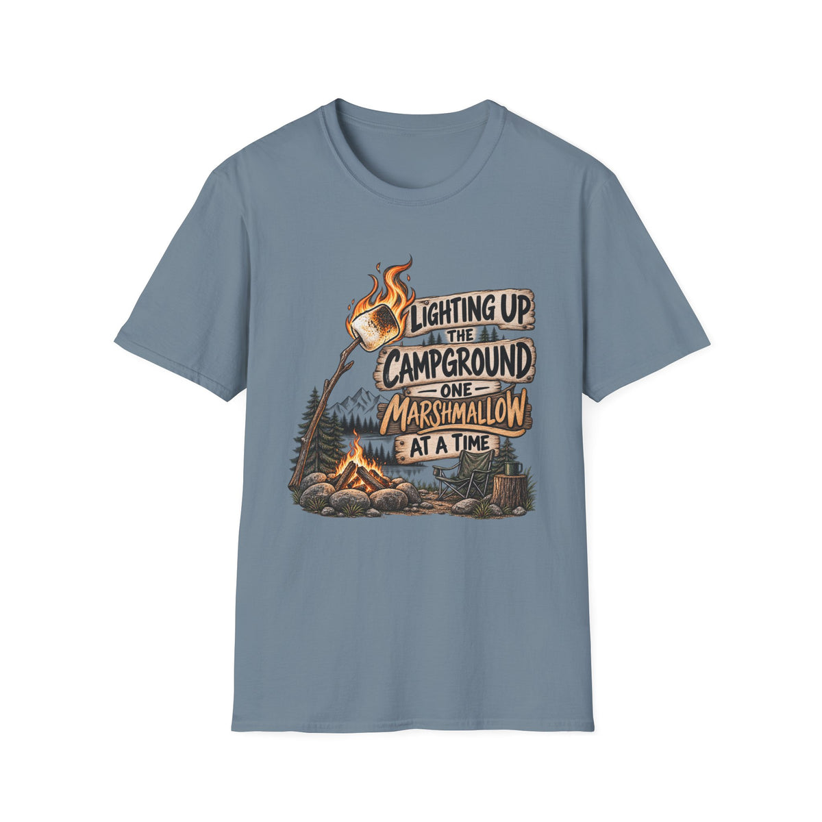 Marshmallow Camping T-Shirt