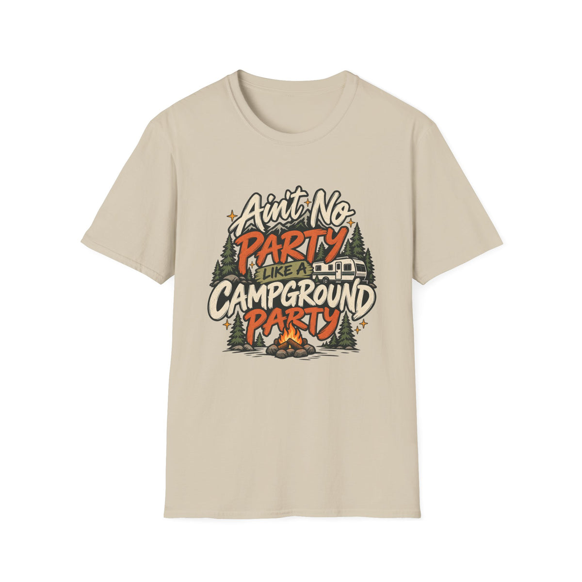 Camping Party T-Shirt