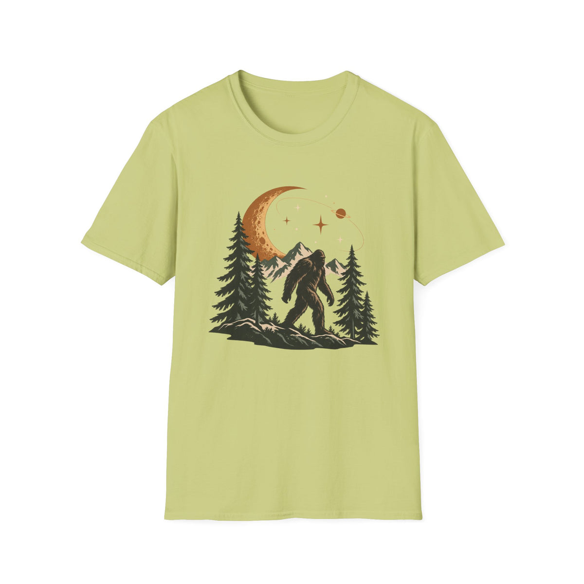 Bigfoot Moonlit Forest T-Shirt