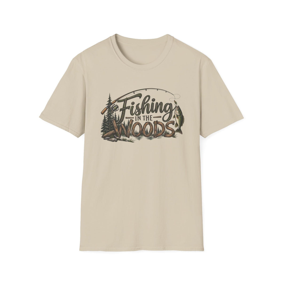 Fishing in the Woods T-Shirt