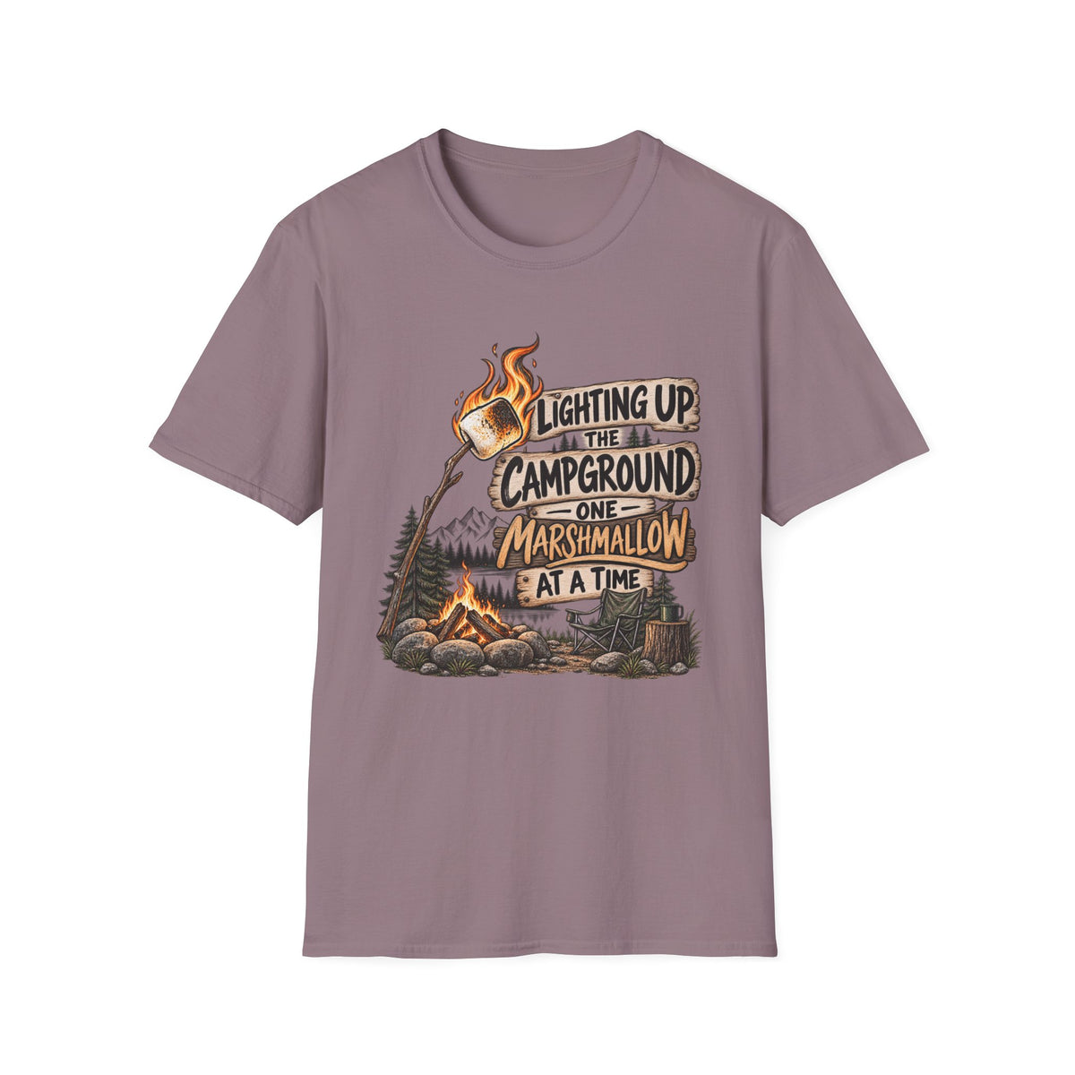 Marshmallow Camping T-Shirt