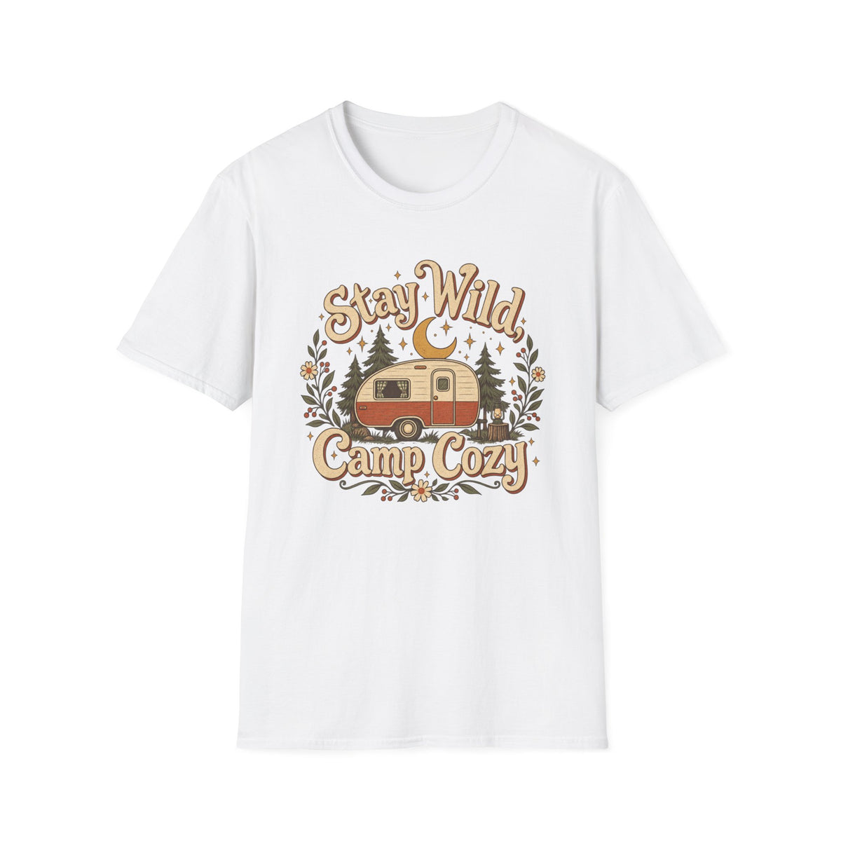 Stay Wild Camp Cozy Camper T-Shirt
