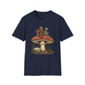 Bigfoot & Alien Mushroom Camping T-Shirt