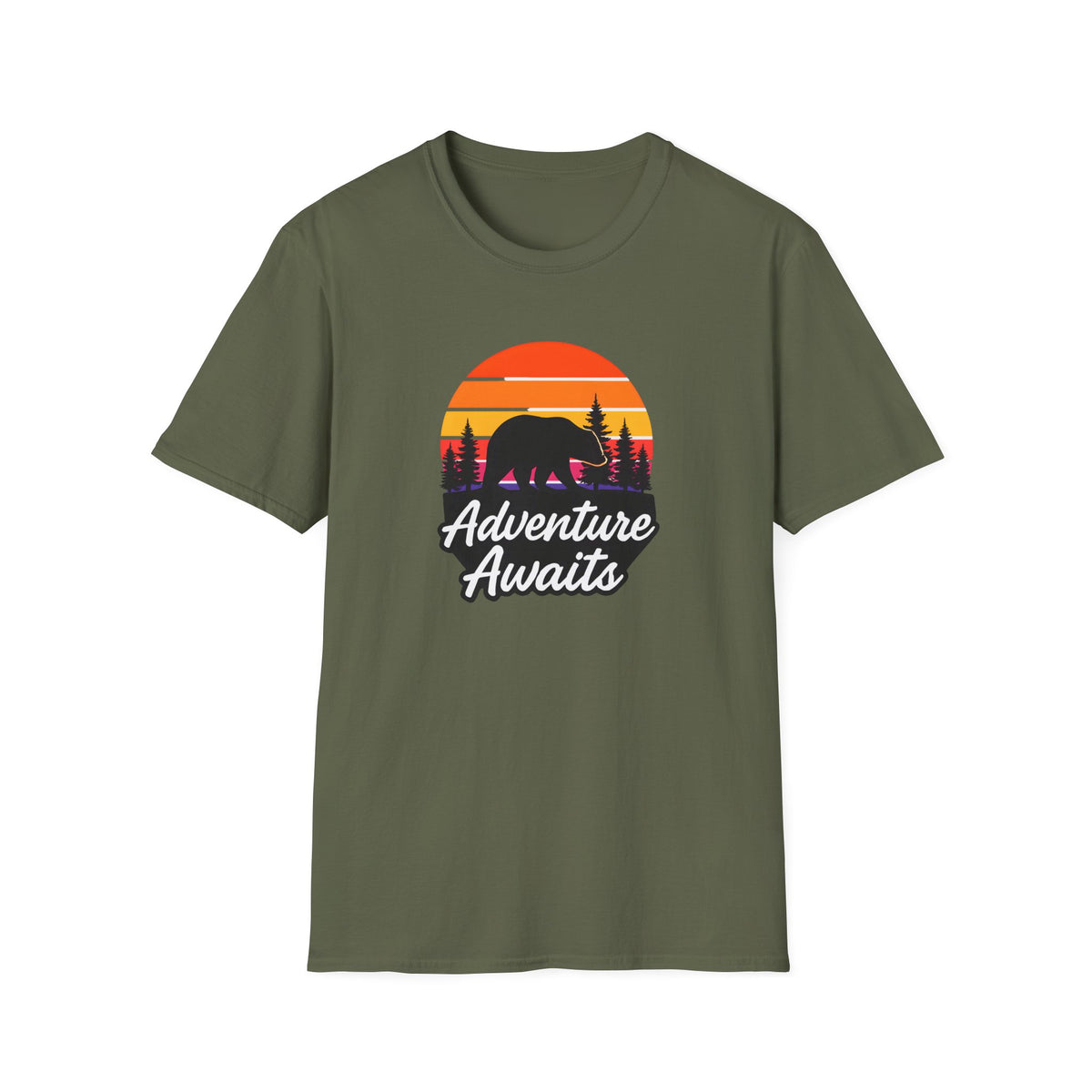 Bear in Sunset Forest T-Shirt