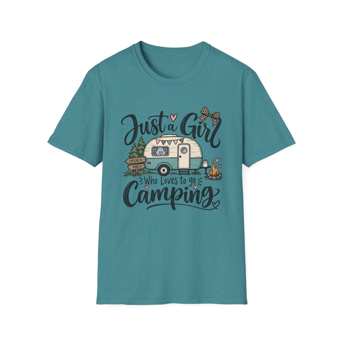 Just a Girl Who Loves to Go Camping T-Shirt