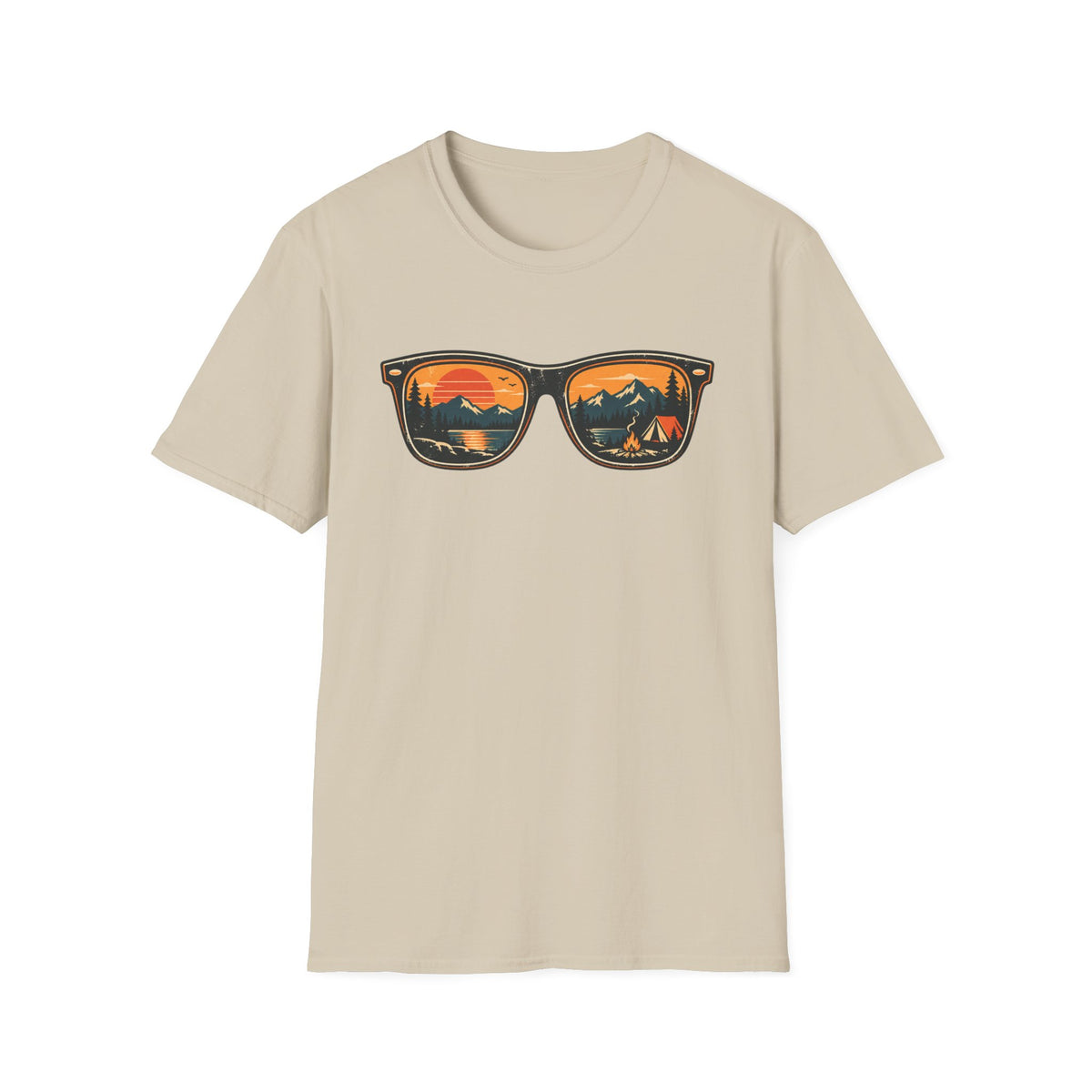 Sunglasses Sunset Camping T-Shirt