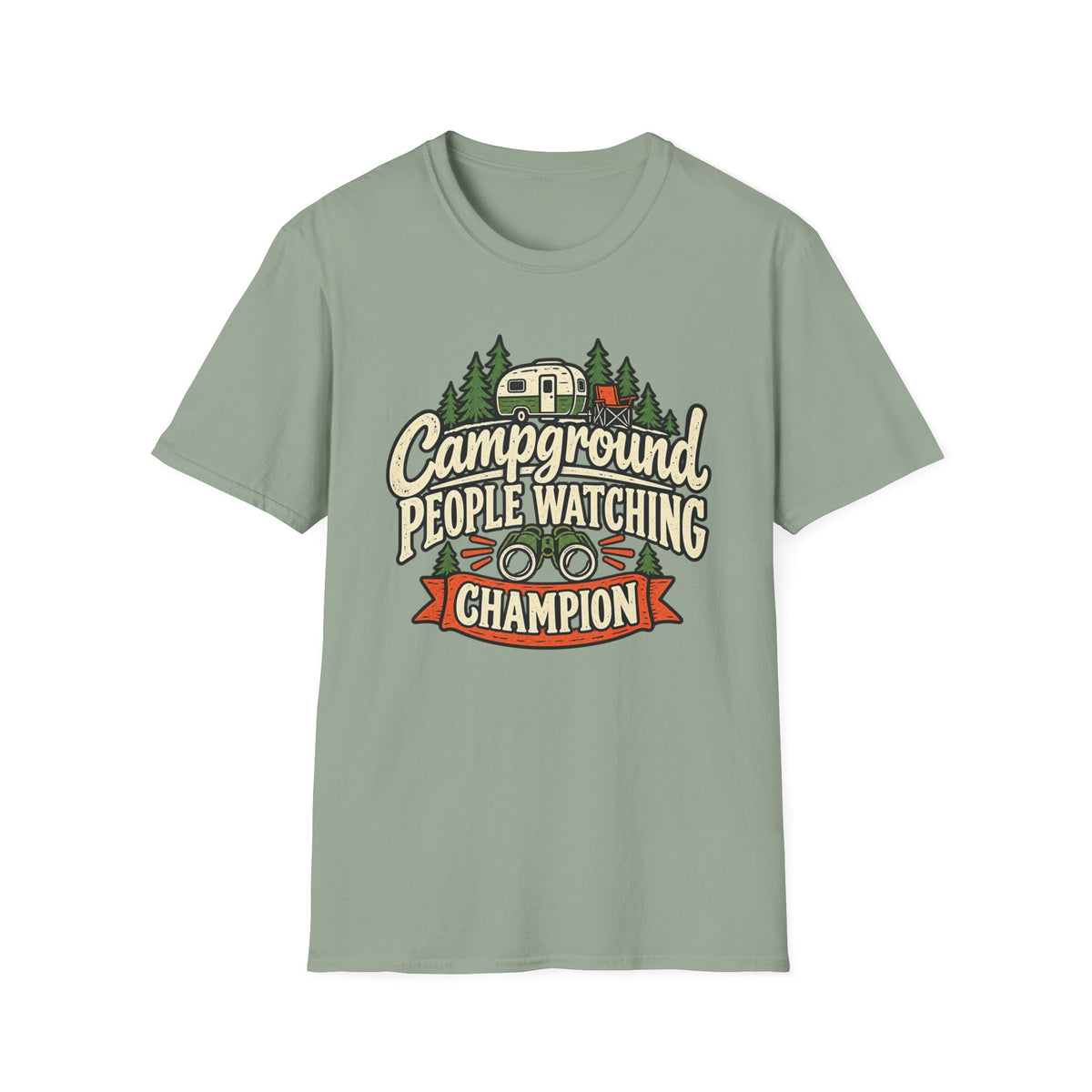 Campground People Watching Champion T-Shirt