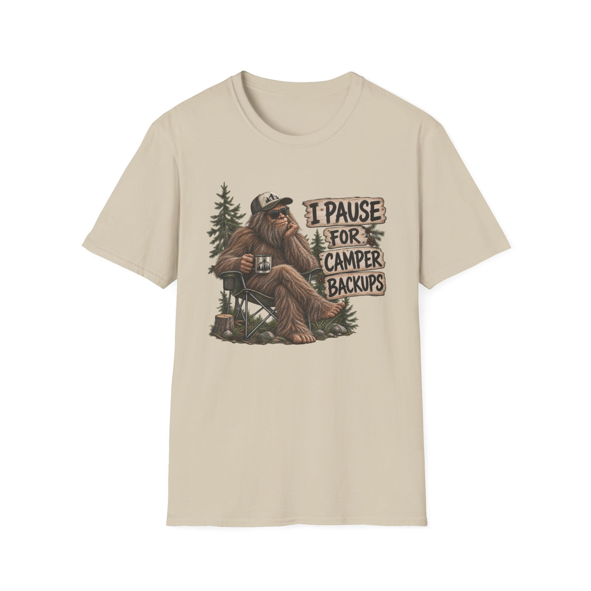 Camping Sasquatch T-Shirt