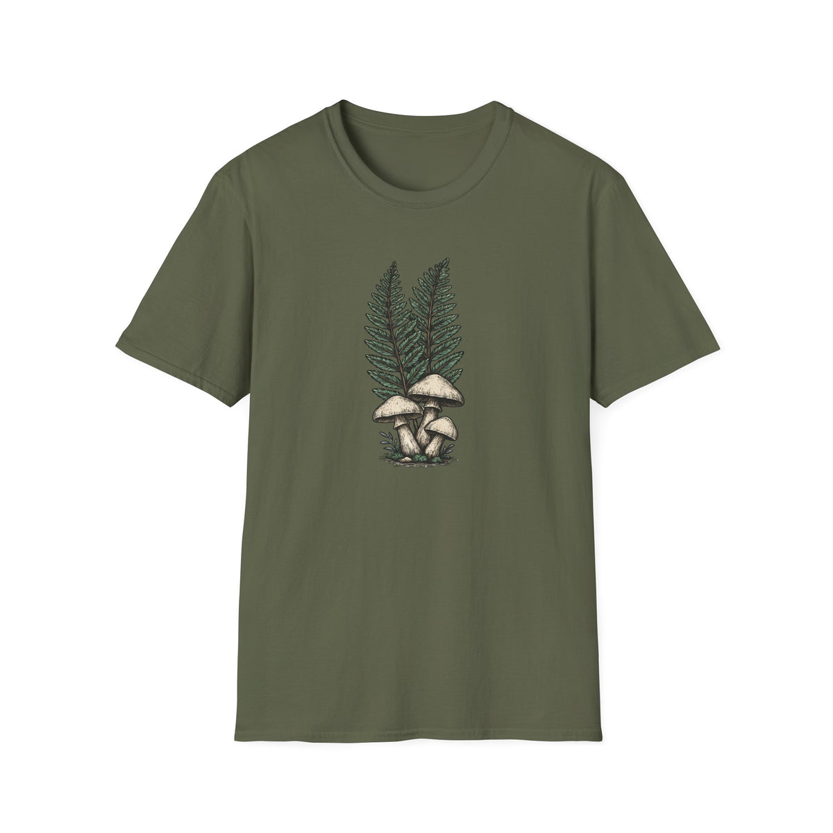 Mushrooms and Ferns T-Shirt